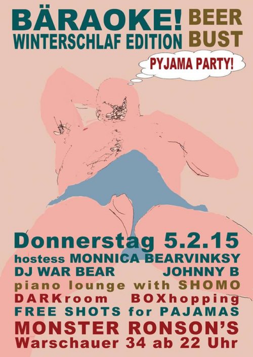 BÄRAOKE: WINTERSCHLAF EDITION / PYJAMA PARTY!!!