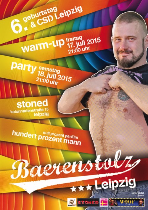 6 JAHRE BAERENSTOLZ - Die Party zum CSD Leipzig