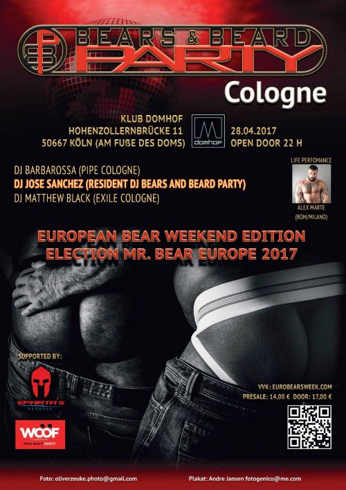 BEARS & BEARD Party - European BEAR WEEK Edition!