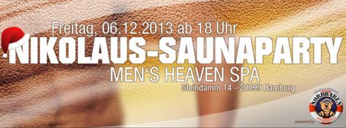 NIKOLAUS-SAUNAPARTY im Men's Heaven Spa